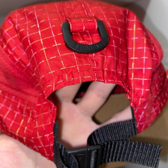 Supreme Red Reflective Ripstop Hat - Picture 3 of 4